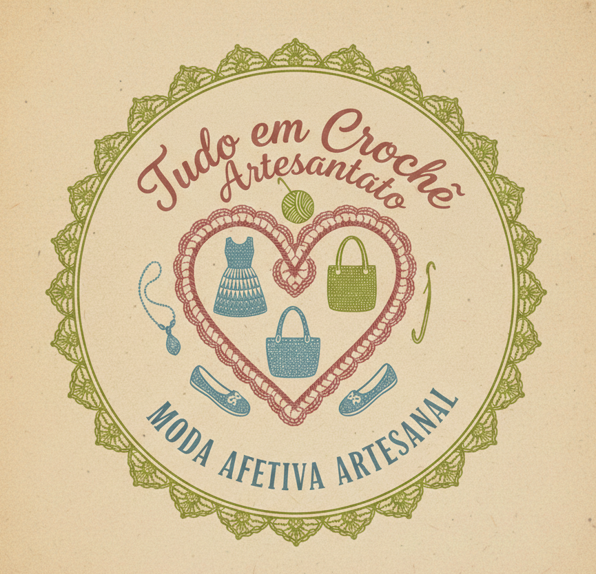 Descrição da peça de crochê artesanal